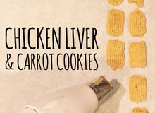 Load image into Gallery viewer, Three Snouts Chicken Liver &amp; Carrot Cookies 125g