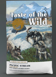 Pacific Stream Puppy Formula with Smoke-Flavored Salmon Dry Dog Food 12kg